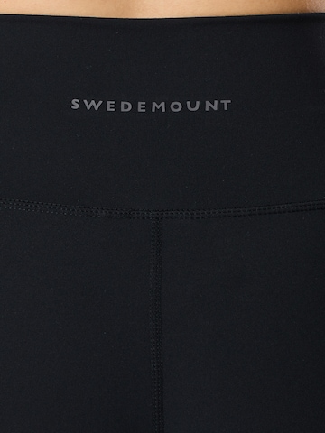 Skinny Pantalon de sport 'Core' SWEDEMOUNT en noir