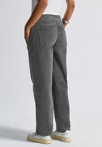 STREET ONE Loose fit Pants 'Bonny' in Grey