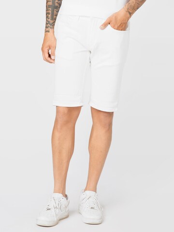 INDICODE JEANS Regular Jeans 'Commercial' in Wit: voorkant