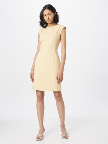 s.Oliver BLACK LABEL Sheath Dress in Yellow: front