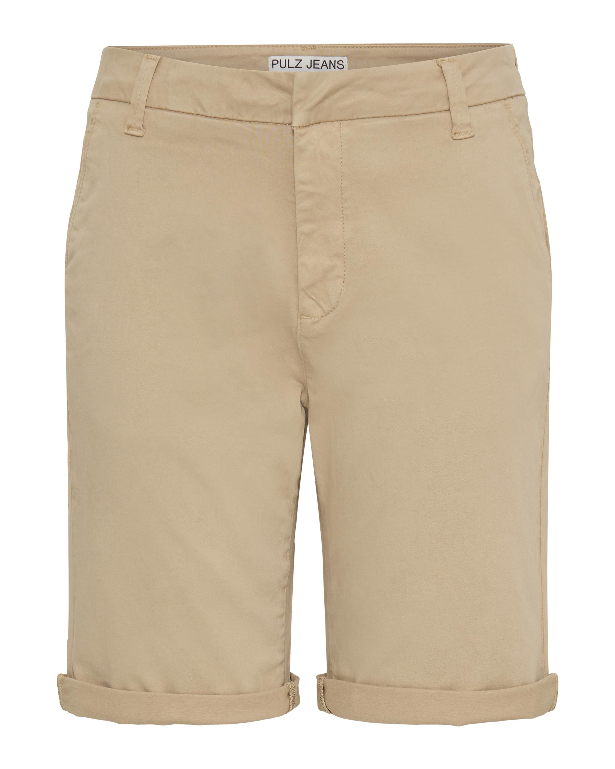 Pantalon 'Bonnie' Pulz en beige : devant