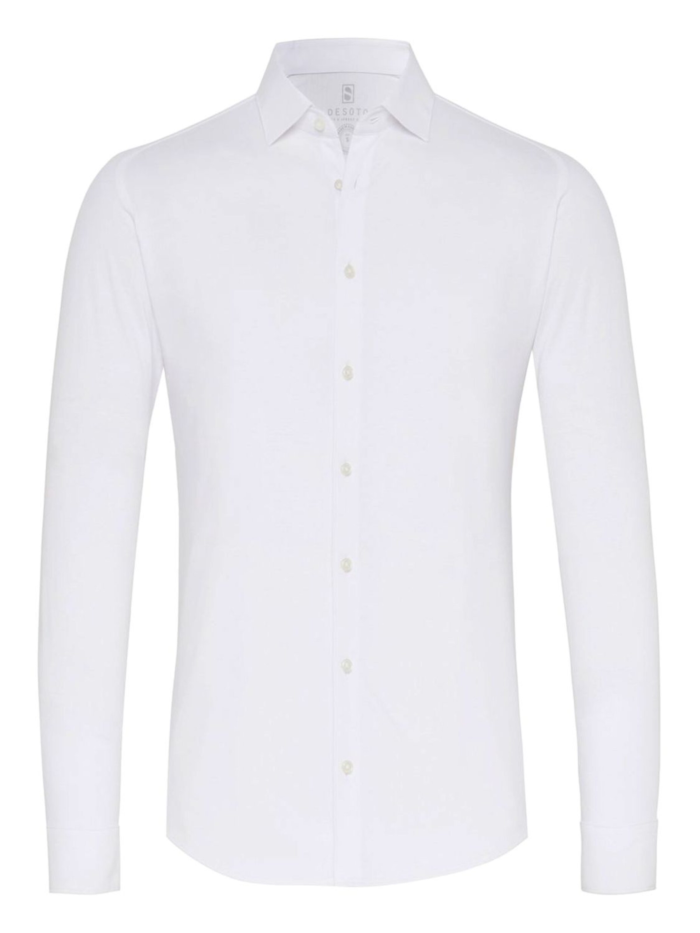DESOTO Button Up Shirt 'Kent' in White: front
