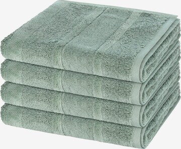 Cawö Towel 'Noblesse' in Green: front