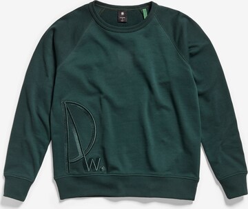 G-Star RAW Sweatshirt i grön: framsida