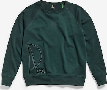 G-Star RAW - Sweatshirt em verde: frente