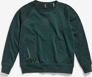 G-Star RAW - Sudadera en verde: frente