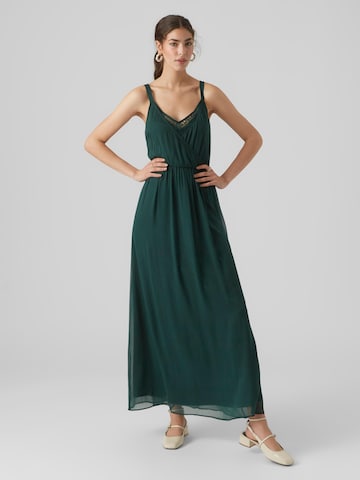 VERO MODA Letnia sukienka 'OLIVIA' w kolorze zielony: przód