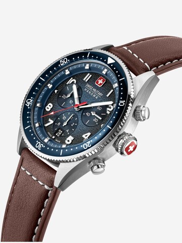 SWISS MILITARY HANOWA Uhr 'Greyhound Chrono' in Braun