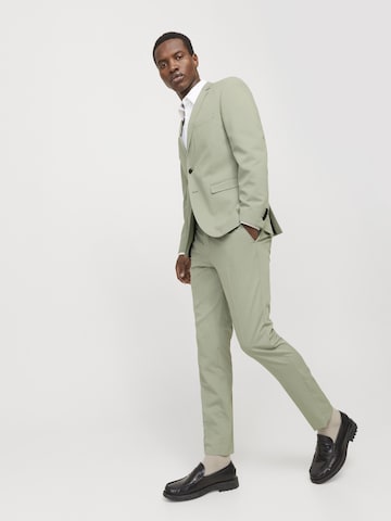 Coupe slim Pantalon à plis 'JPRFranco' JACK & JONES en vert