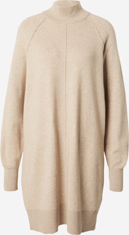 Robes en maille 'GOLD LINK' VERO MODA en beige : devant