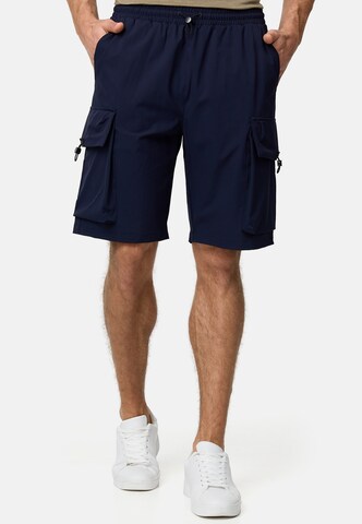 INDICODE JEANS Regular Cargo Pants ' Conan ' in Blue
