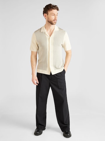 rag & bone Regular fit Button Up Shirt 'HARVEY' in Beige
