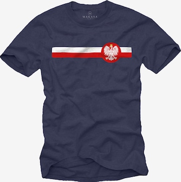 MAKAYA Shirt in Blue: front