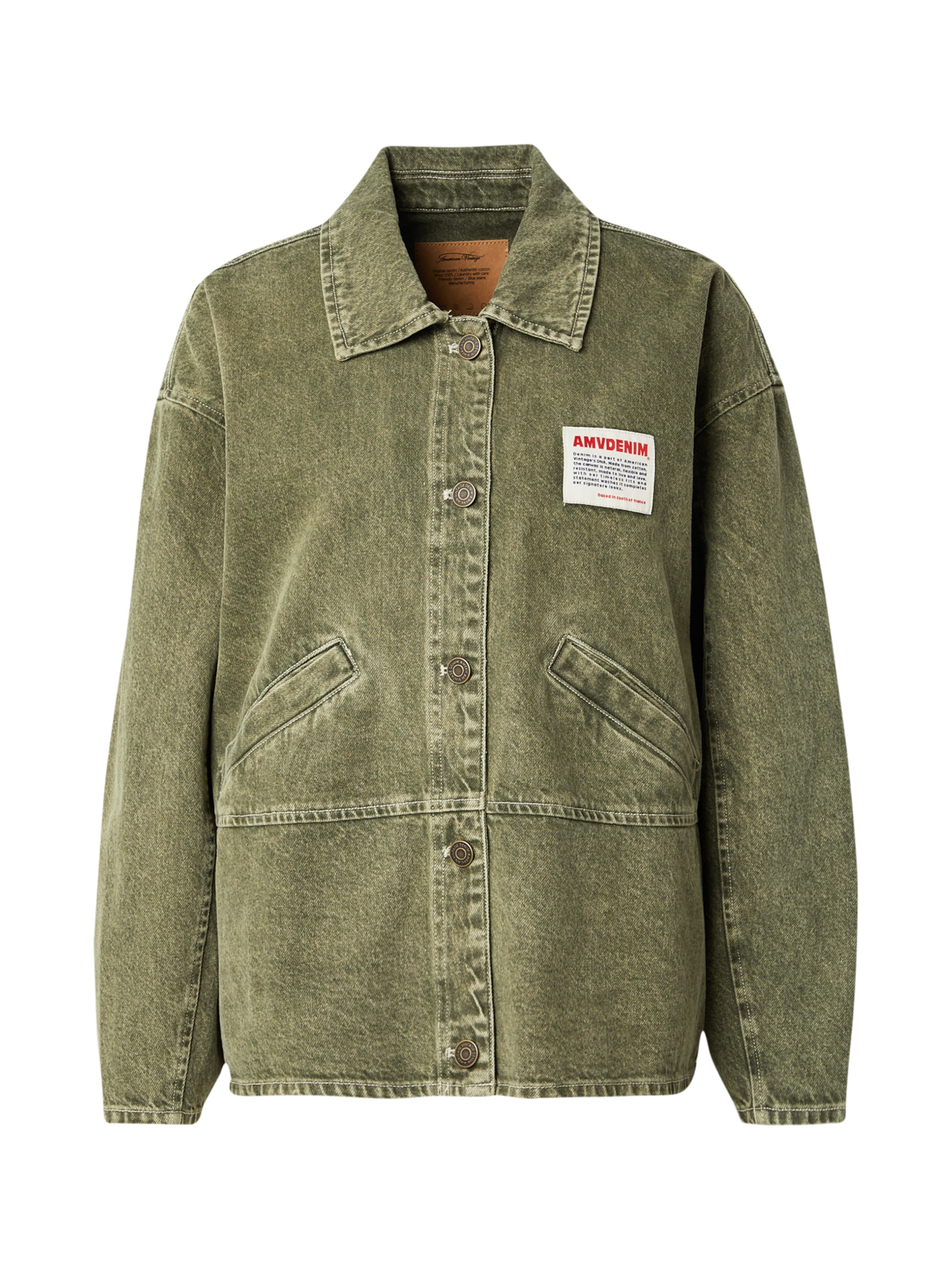 AMERICAN VINTAGE Veste mi-saison 'UZATOWN' en olive, Vue avec produit