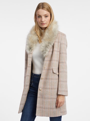 Orsay Between-Seasons Coat in Beige: front