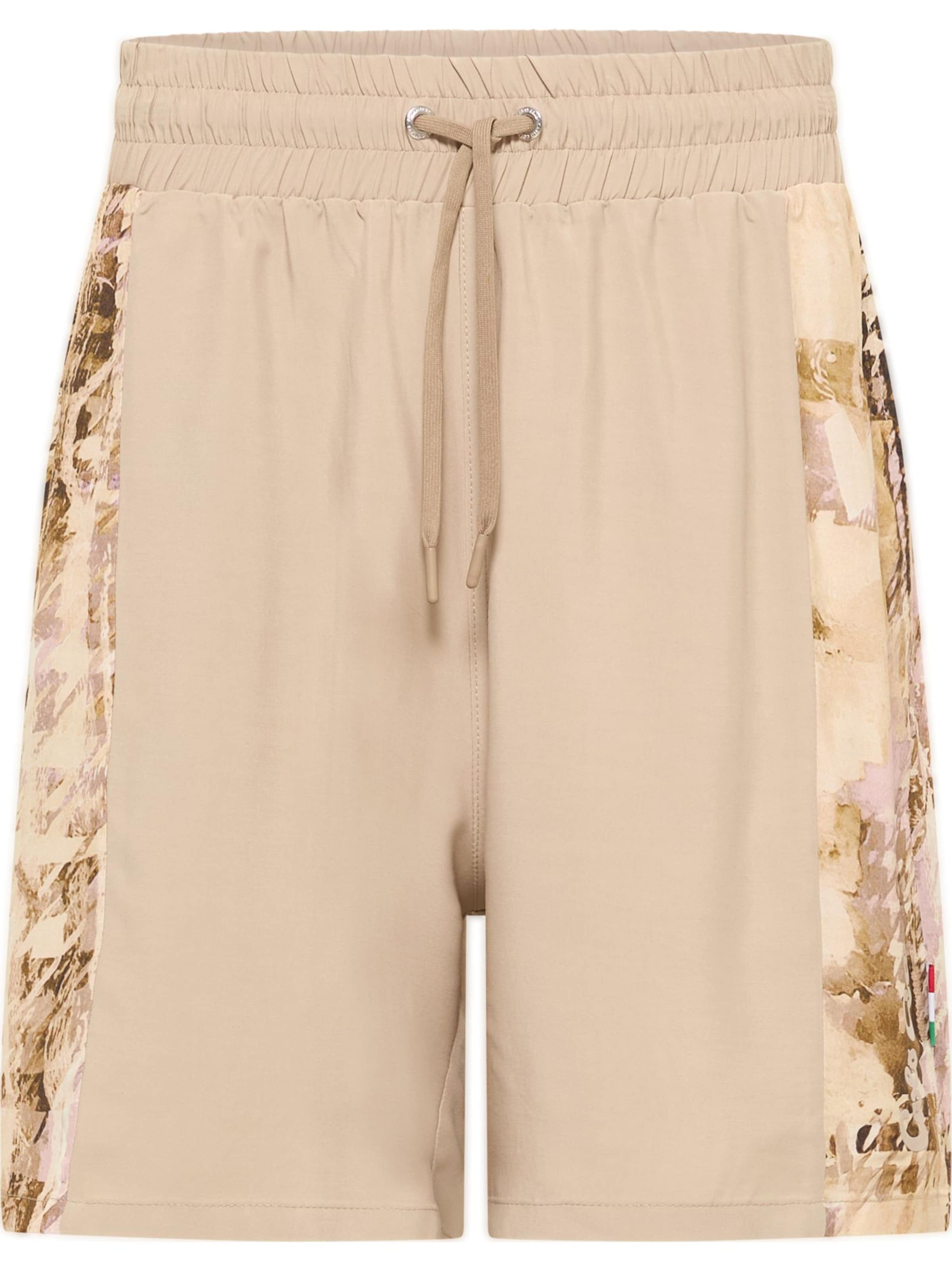 Carlo Colucci Regular Shorts 'Feil' in Beige: Vorderseite
