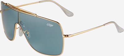 Ray-Ban Lunettes de soleil 'WINGS II' en or, Vue avec produit