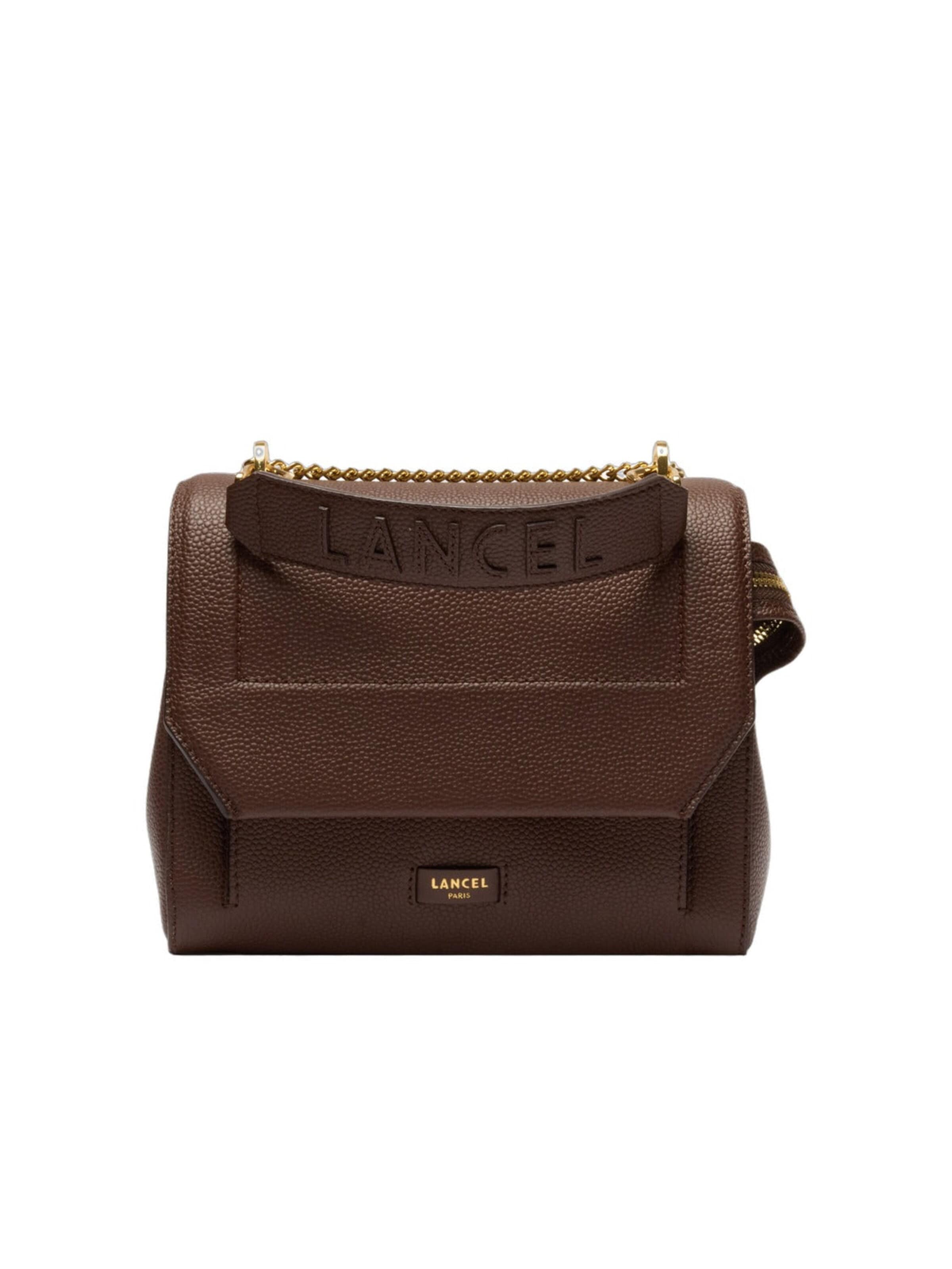 Lancel Handbag 'Ninon' in Brown: front