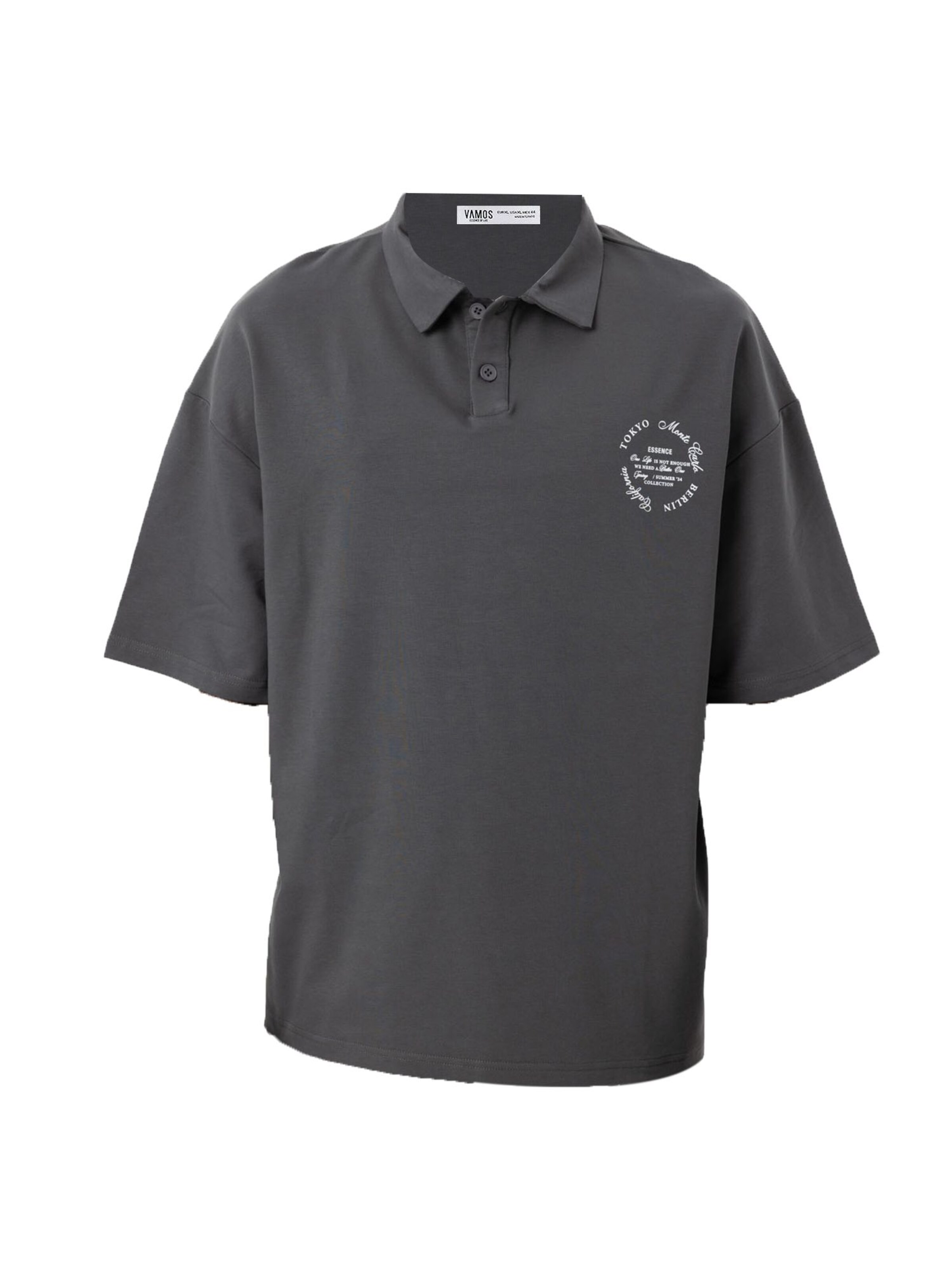 pelēks VAMOS CLO T-Krekls: no priekšpuses