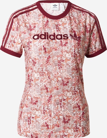 ADIDAS ORIGINALS Shirts 'Adidas Originals x Liberty London' i rød: forside