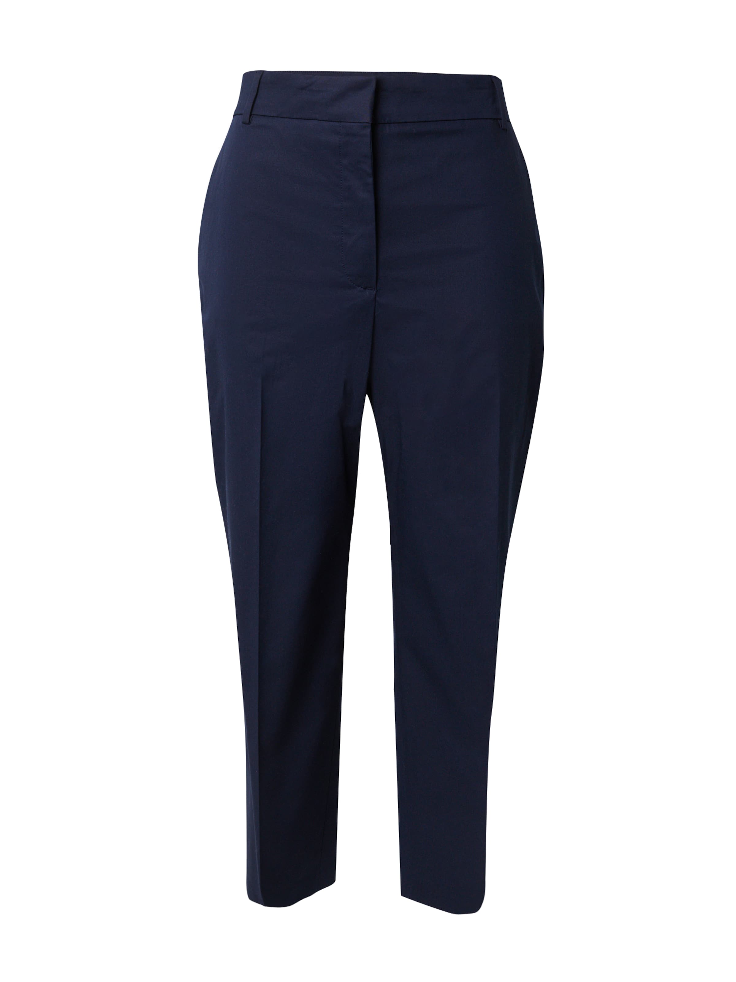 Tommy Hilfiger Curve Слим Плиссированные брюки в Синий: спереди