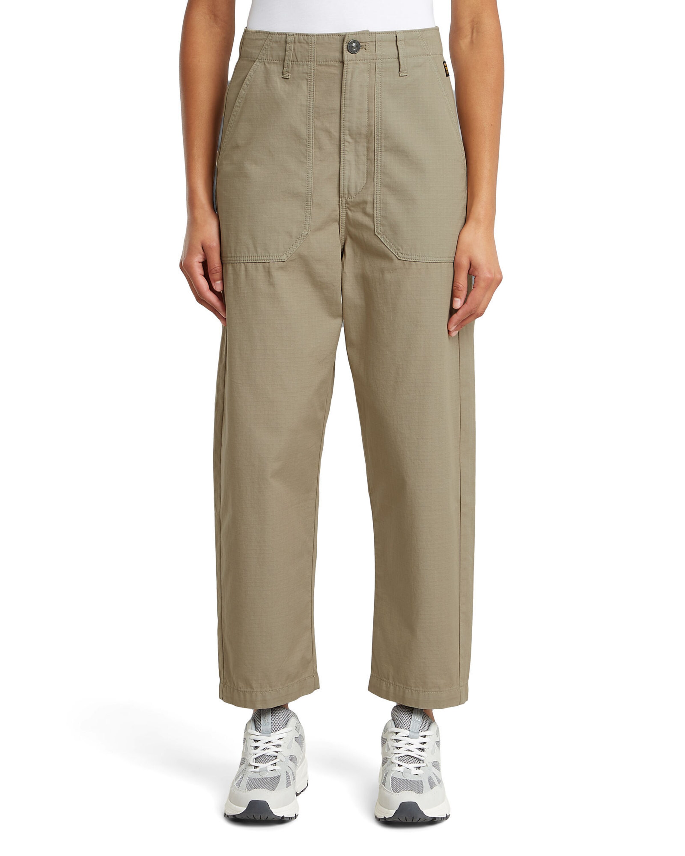 G-STAR Regular Broek in Beige: voorkant