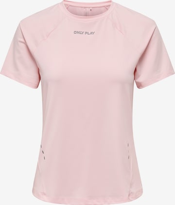 rožinė ONLY PLAY Sportiniai marškinėliai 'ONPASTER': priekis