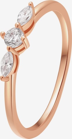 Hey Happiness Ring 'Slim Nexus' in Gold: front