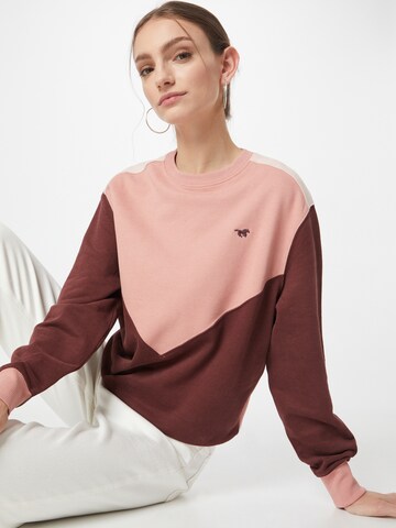 MUSTANG Sweatshirt 'Bea' in Roze