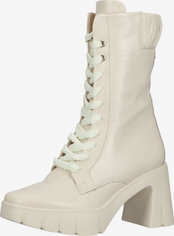 Högl Lace-Up Boots in Beige: front