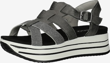 IGI&CO Strap Sandals in Grey: front