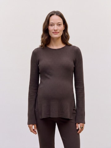 MAMALICIOUS - Camiseta 'ANNETTE' en marrón: frente