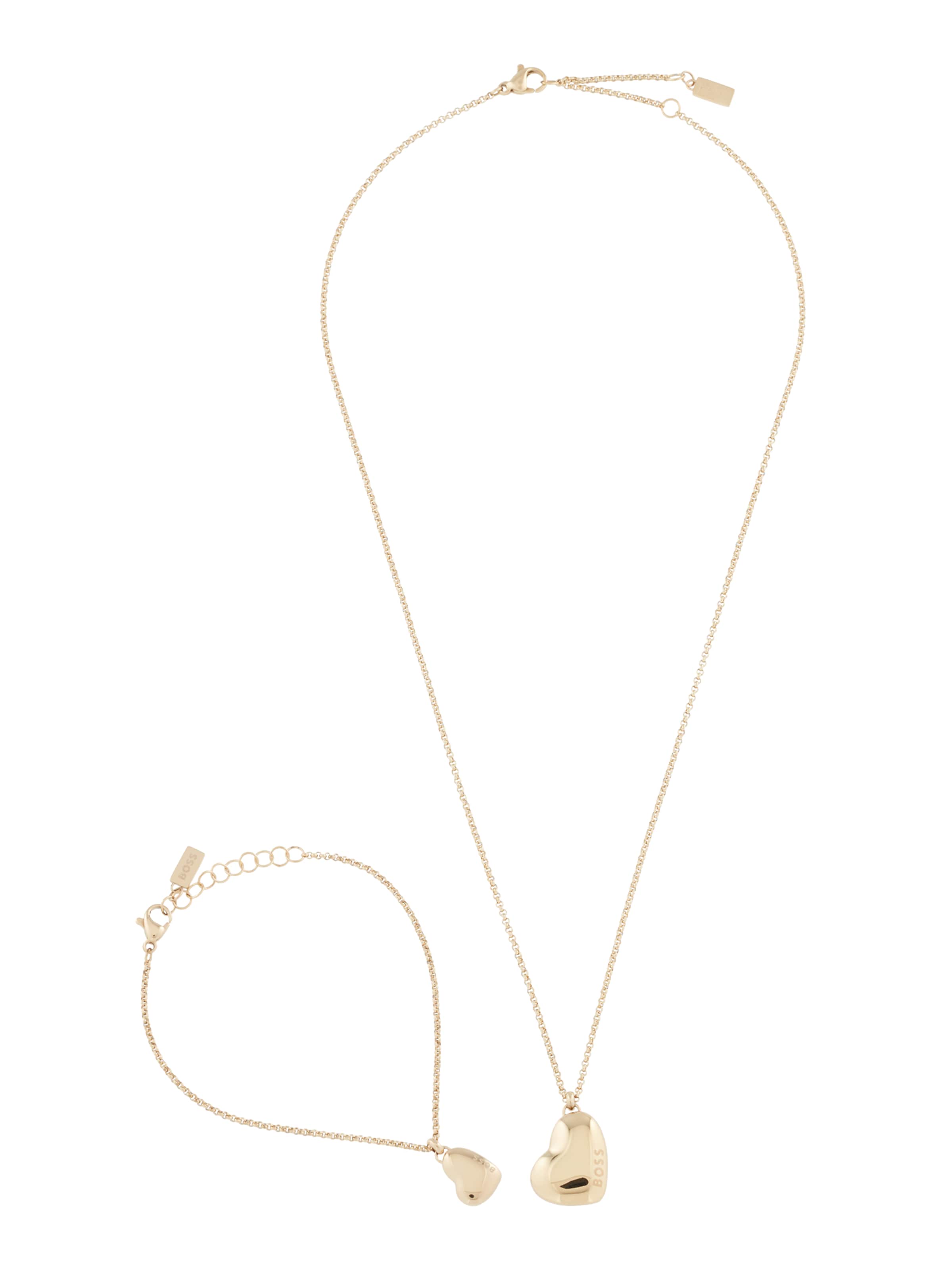 Parure de bijoux BOSS en or : devant