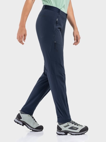Schöffel Regular Outdoor trousers in Blue