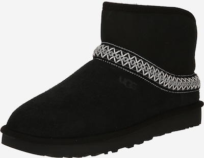 UGG Ležerne čizme 'Classic Mini' u crna / bijela, Pregled proizvoda