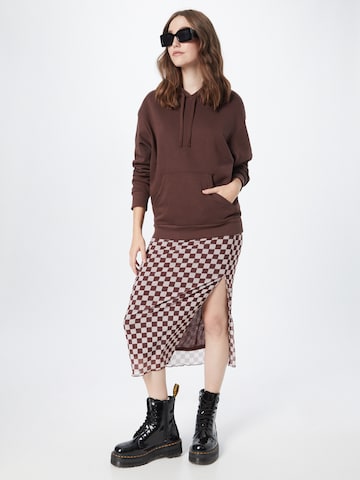 Monki Sweatshirt in Brown