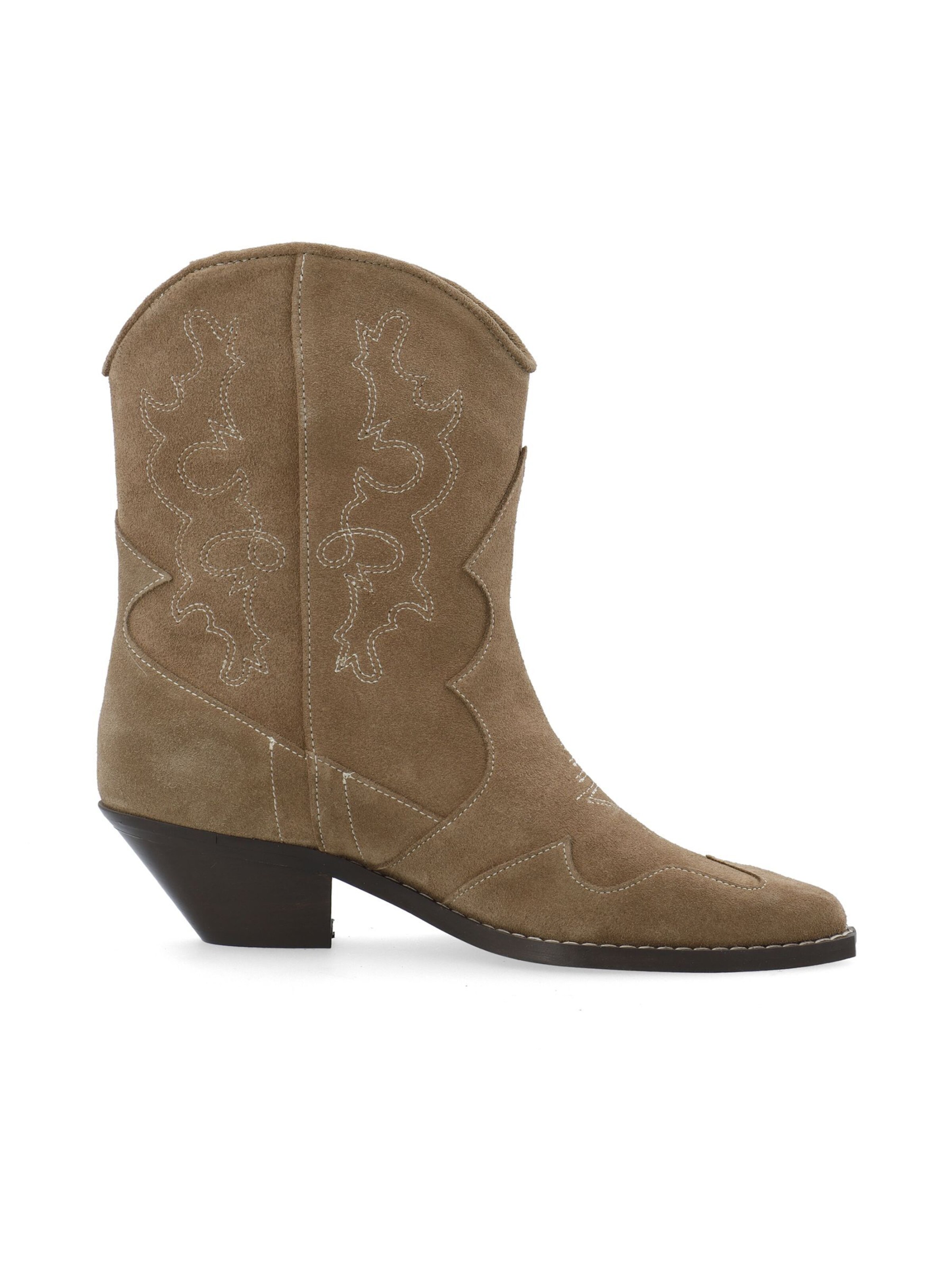 Bianco Cowboy Boots 'Aisabel' in Beige
