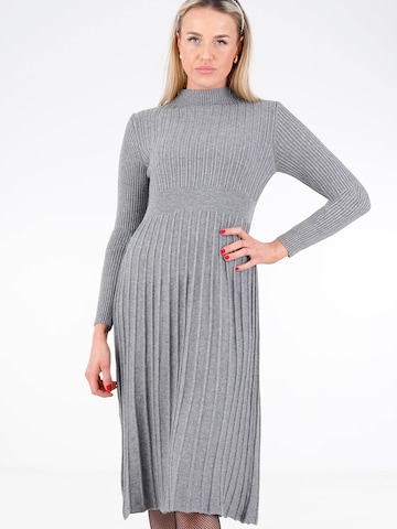 YC Fashion & Style Dress 'Elegant Flare' in Grey