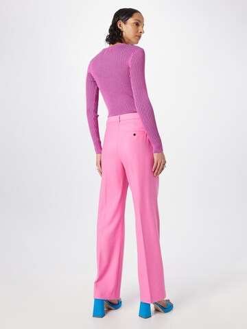 Designers Remix Regular Pleat-front trousers 'Nottingham' in Pink