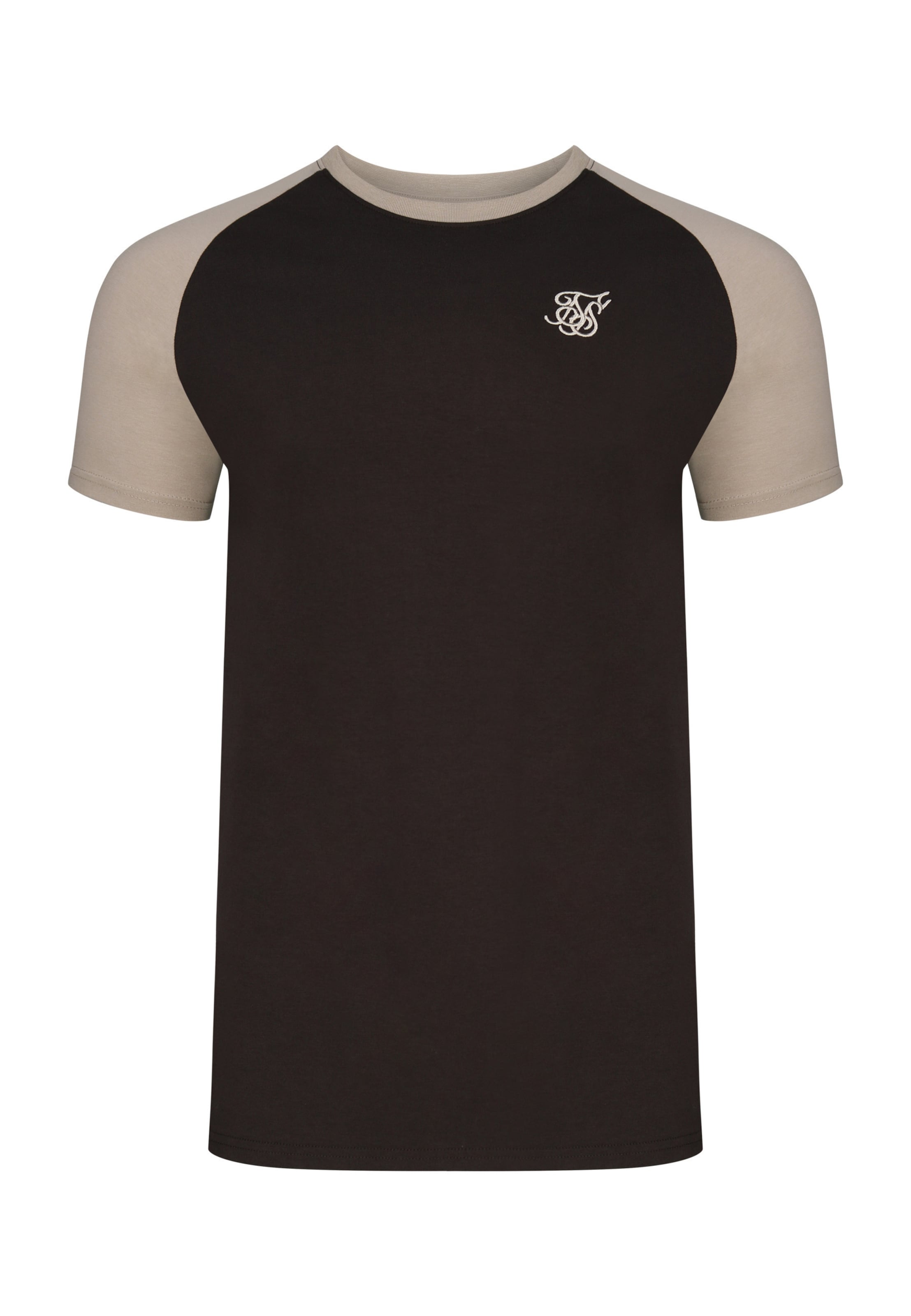 SikSilk - Camiseta en marrón: frente