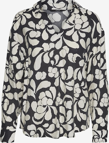 VERO MODA Blouse 'GAJA' in Zwart: voorkant