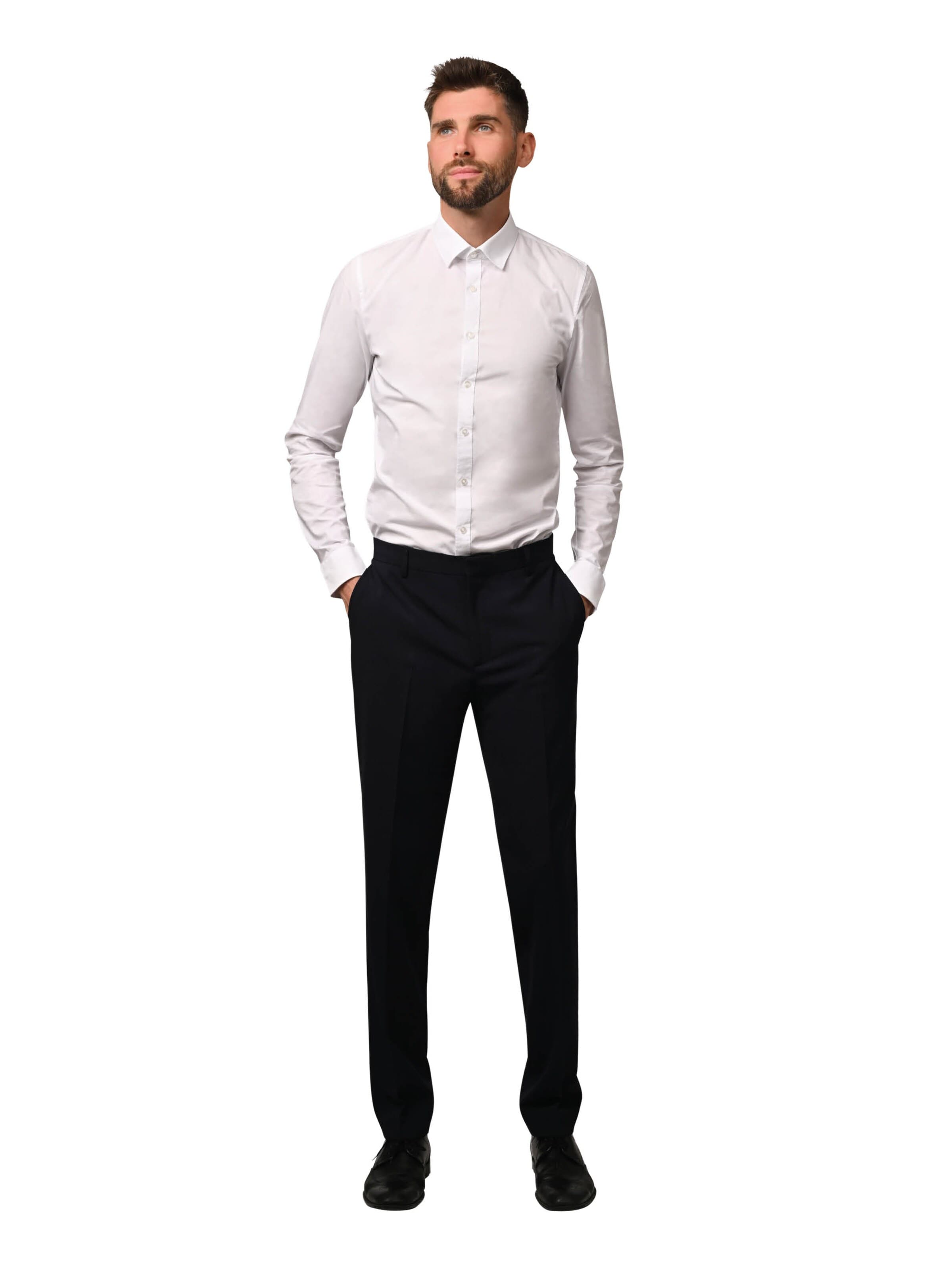 Hirschthal Slimfit Bügelfaltenhose‌‌‌‌‌‌‌‌‌‌ in Blau