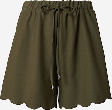 ABOUT YOU Loosefit Shorts 'Tessy' in Grün: predná strana