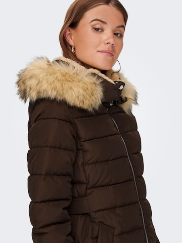 ONLY Winter Coat in Brown