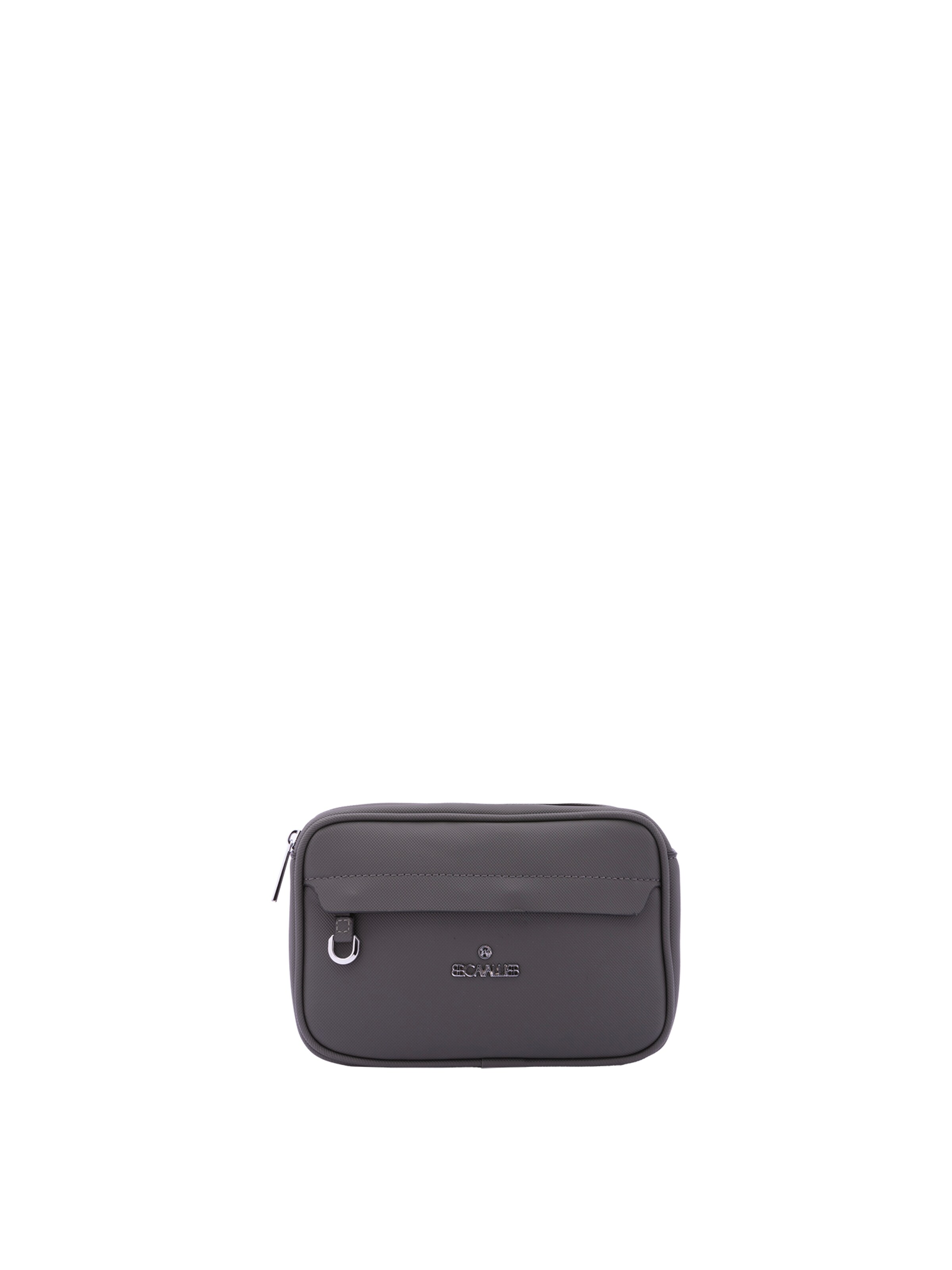Marsupio 'Marsupio B Cavalli con zip e tracolla regolabile - 23x15x6 cm' di B. Cavalli in grigio: frontale