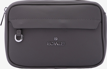 Marsupio 'Marsupio B Cavalli con zip e tracolla regolabile - 23x15x6 cm' di B. Cavalli in grigio: frontale