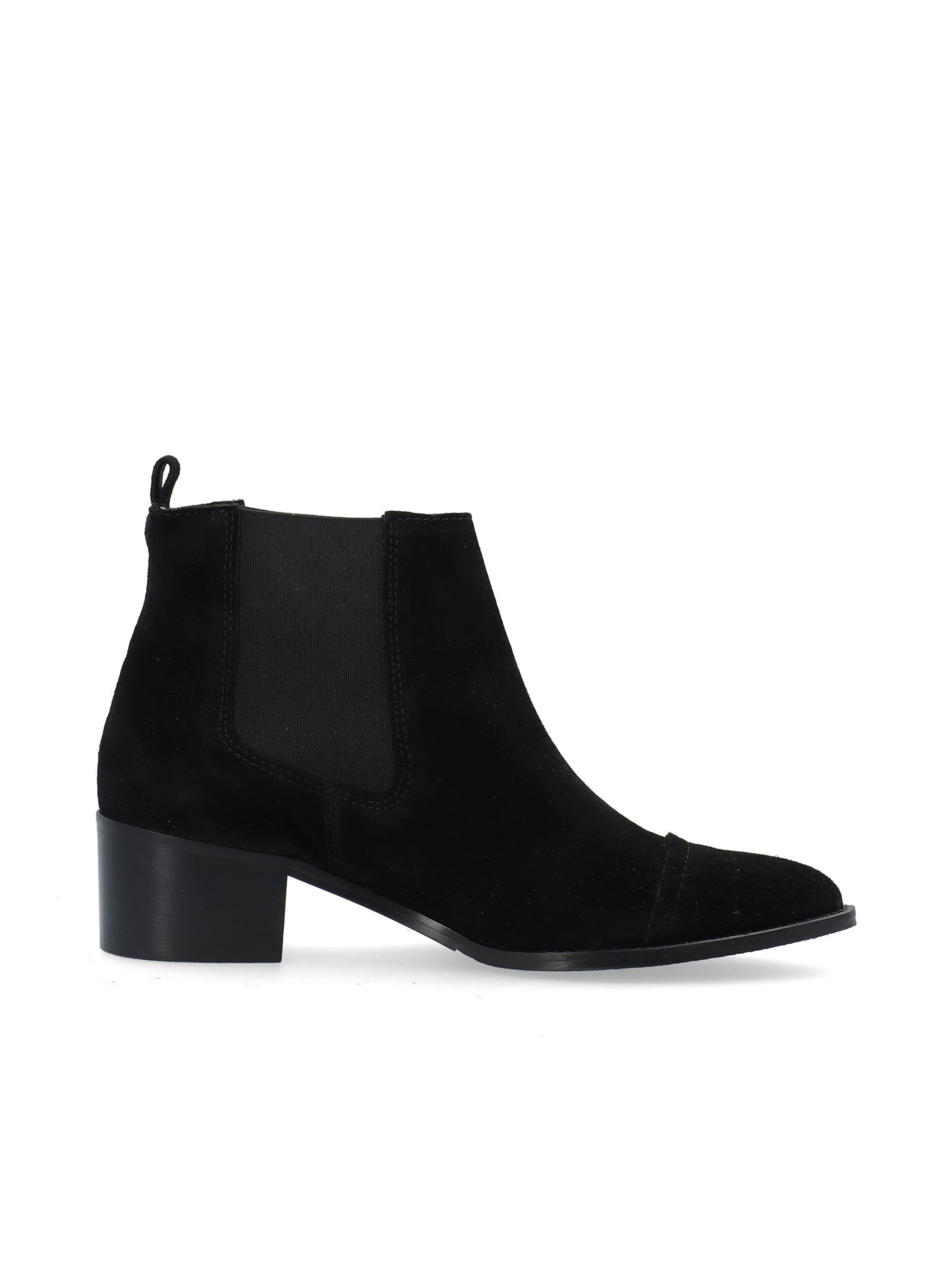 Chelsea Boots 'Carol' Bianco en noir