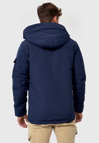 INDICODE JEANS Tussenparka 'Ocala' in Blauw