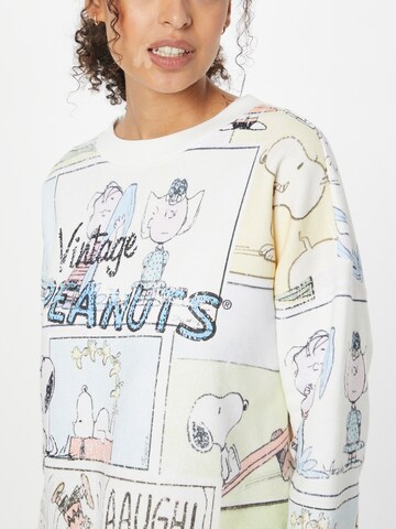 Frogbox - Sweatshirt 'Vintage Peanuts' em amarelo