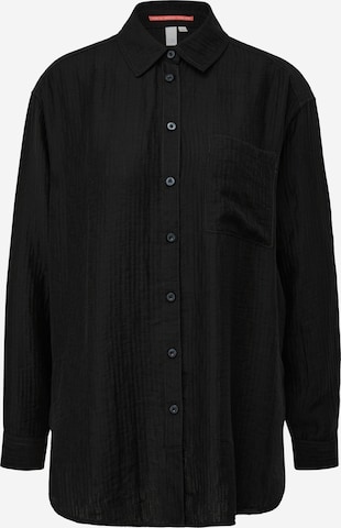 QS Blouse in Black: front